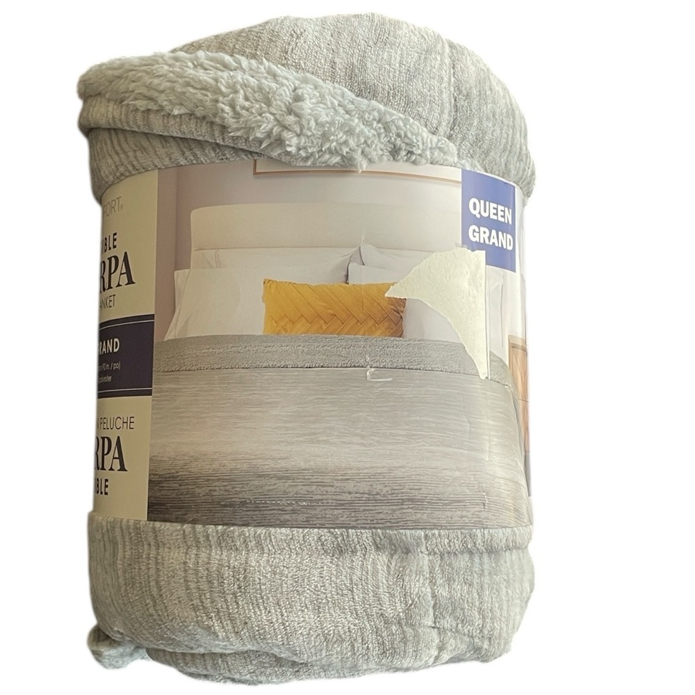 Life Comfort - Sherpa Plush Queen Blanket